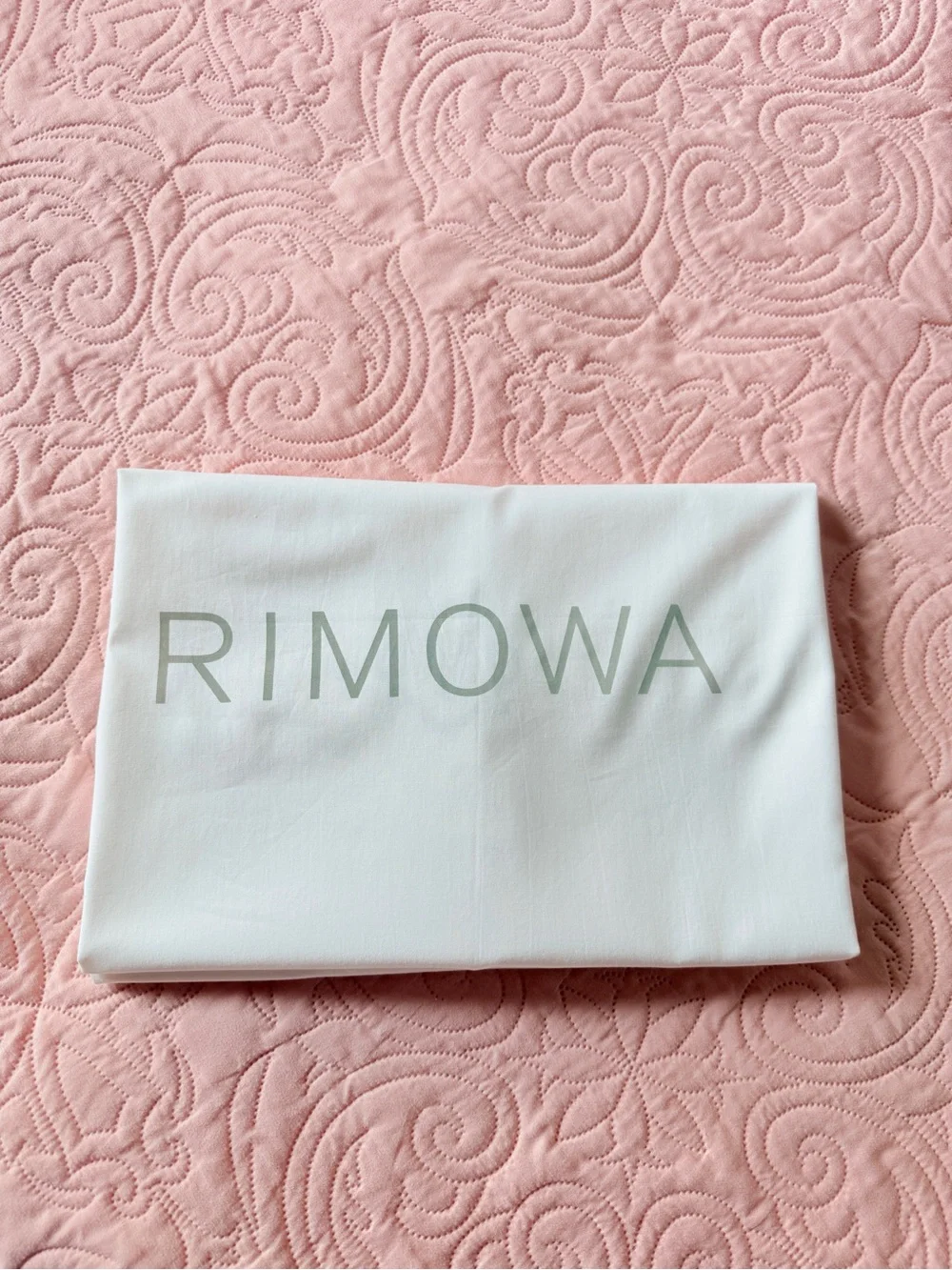 Authentic RIMOWA Large Dust Bag White Drawstring Luggage Storage Cover